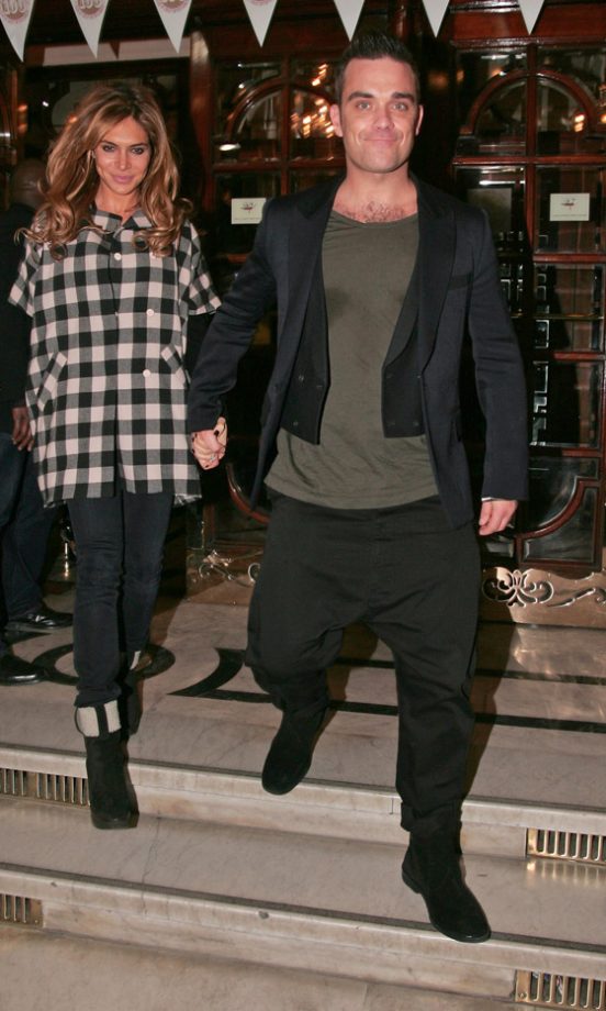 Ayda Field And Robbie Williams At The Royal Variety Performance 2010