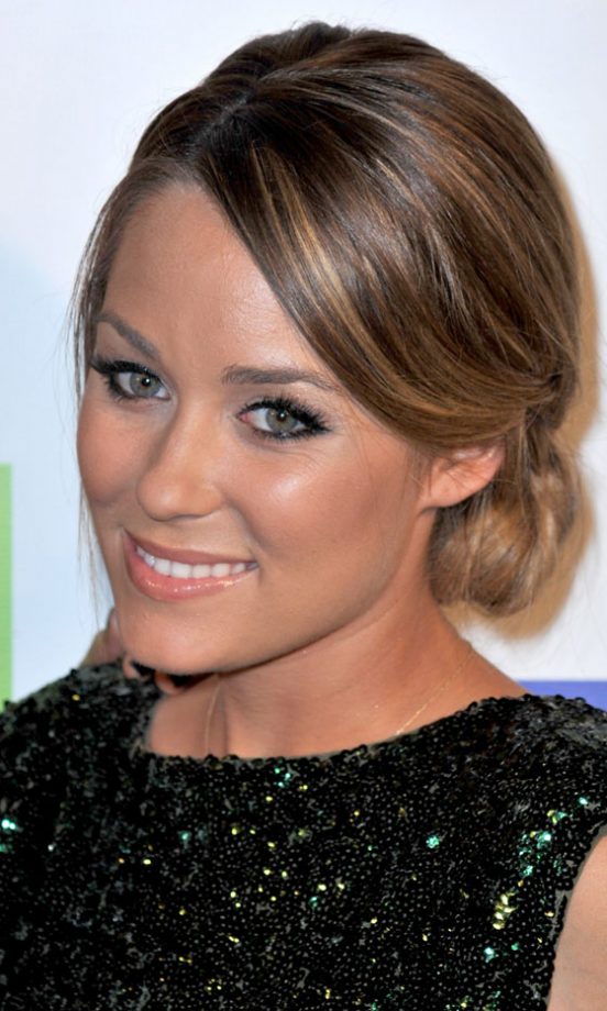 Lauren Conrad With A Super-Sleek Bun Hairstyle, Septemeber 2009