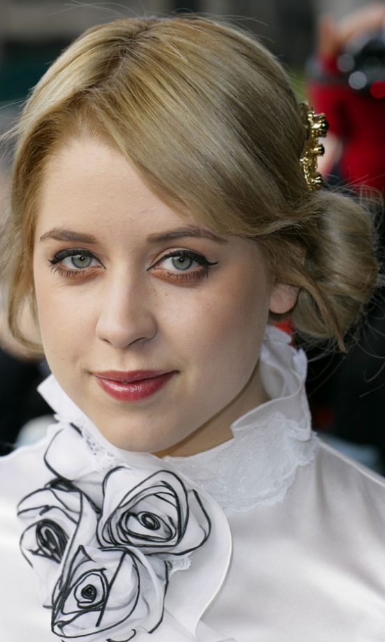 Peaches Geldof With A Side-Bun Hairstyle, January 2010