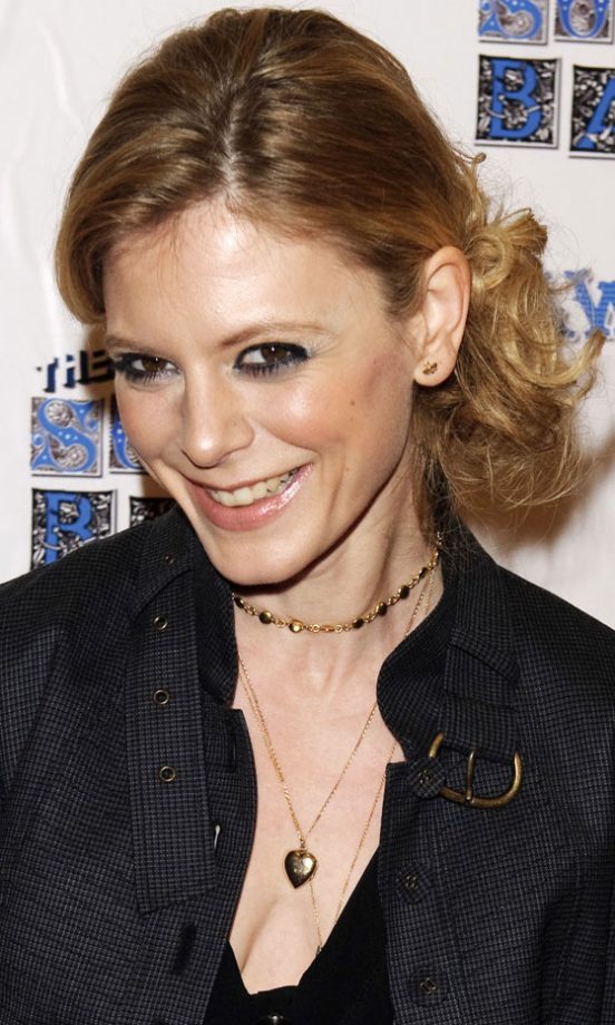 Emilia Fox With A Messy-Bun Hairstyle, January 2010