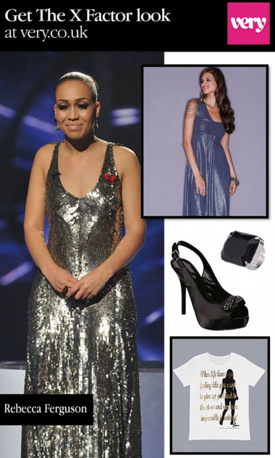 Get Rebecca Ferguson’s X Factor Party Look At Very
