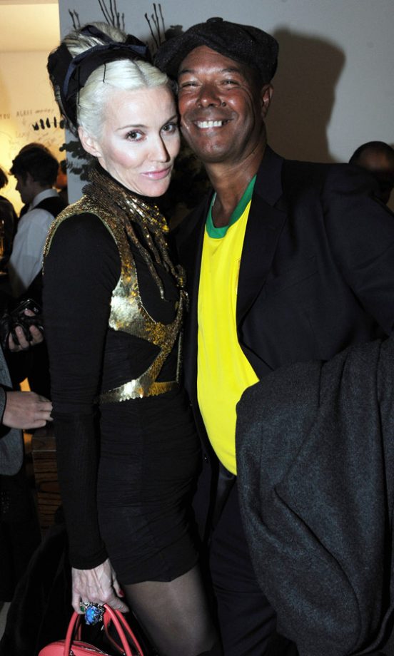 Daphne Guinness And Michael Roberts At The Rocks, Stones & Metal London Launch Party 2010