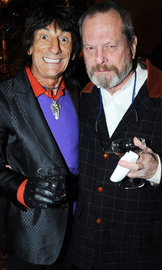 Ronnie Wood And Terry Gillingham At The Miu Miu London Store Opening Party 2010