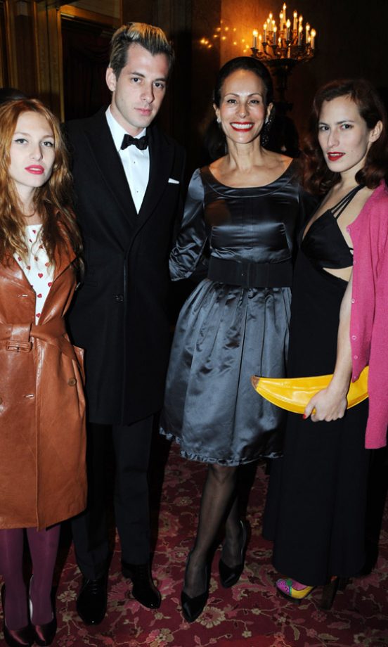 Josephine de La Baume, Mark Ronson, Andrea Dellal And Charlotte Dellal At The Miu Miu London Store Opening Party 2010