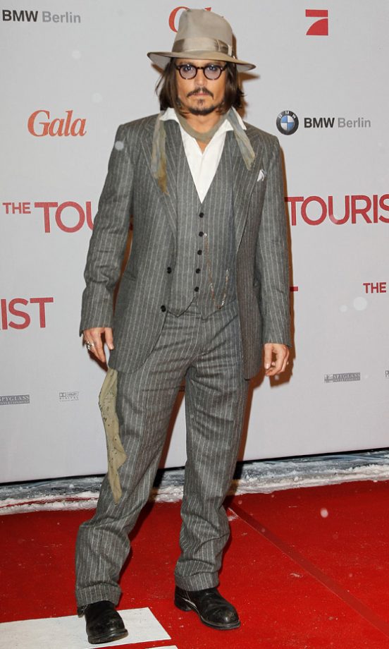 Johnny Depp At The German Premiere Of The Tourist, 2010