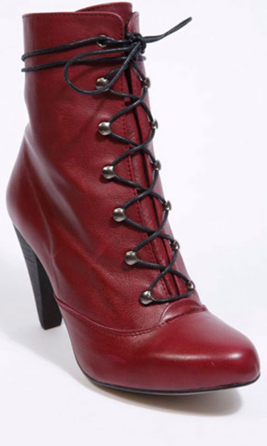 Urban Outfitters Burgundy Victorian Boot £110