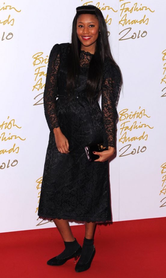 VV Brown At The British Fashion Awards 2010