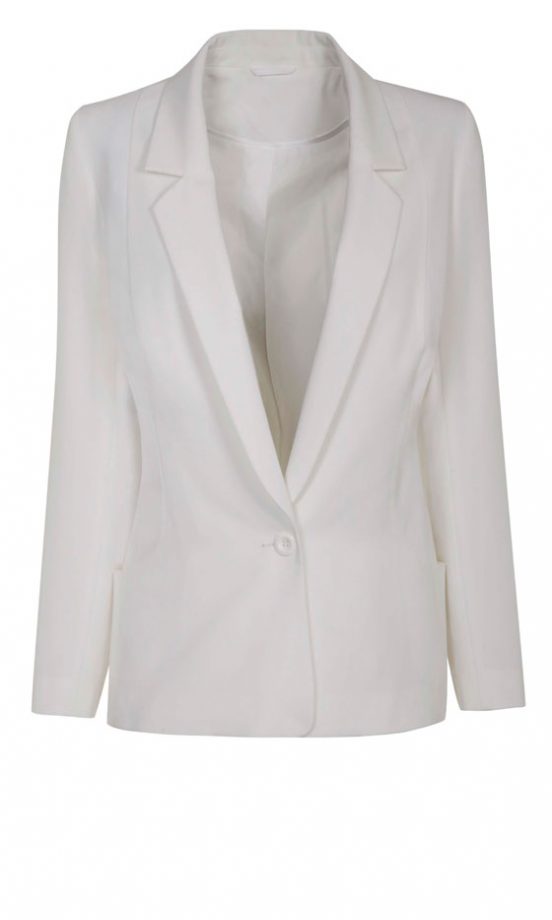 A Tailored White Blazer From Miss Selfridge, £55, Is The Perfect Way To Pull Together An Outfit