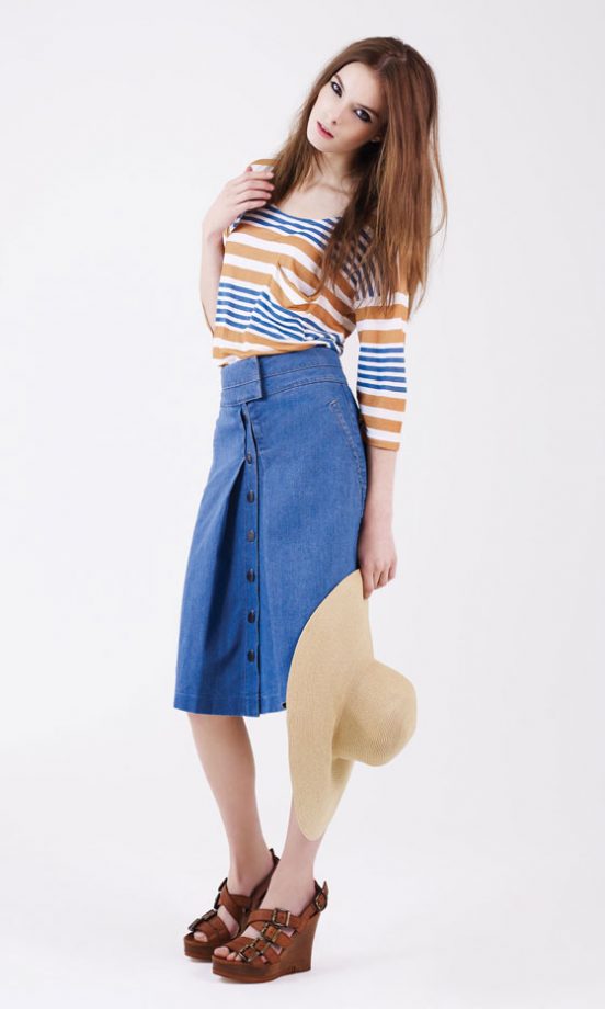 Warehouse Spring/Summer 2011: An A-Line Denim Skirt Is Perfect For This Season's 70's Trend, £40