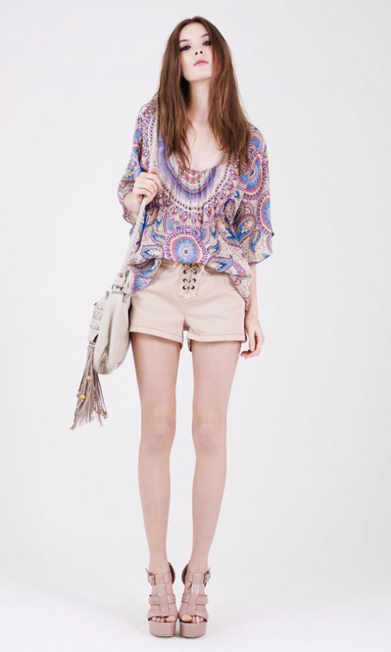 Embrace Hippy Chic With These Pieces From Warehouse Spring/Summer 2011: Tunic, £60 And Shorts, £35