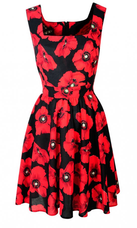 Dorothy Perkins SS11: Red Poppy Print Sundress