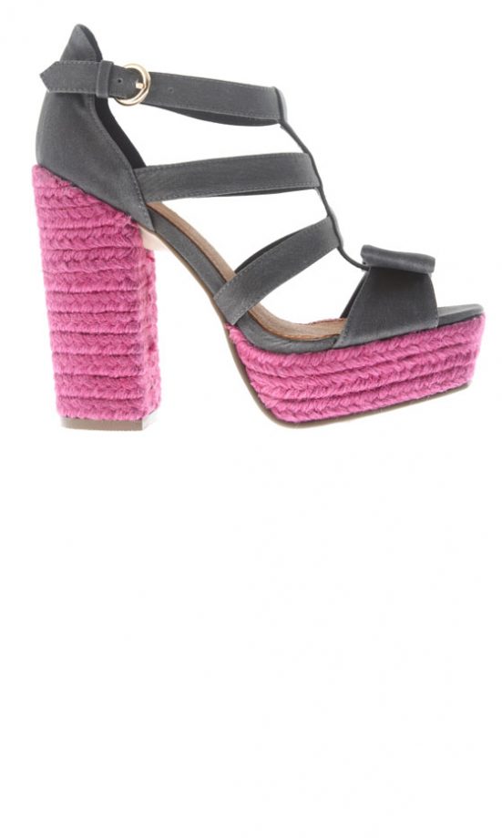 Add A Pop Of Colour With Asos Highway Raffia Platform, £45
