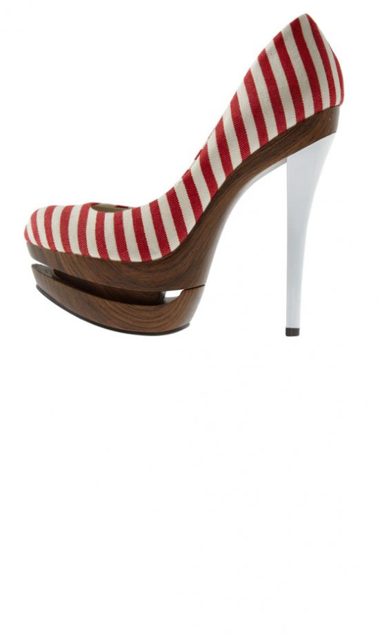 Turn Heads On The Dancefloor With Asos Poison Wooden Heel Platforms, £65