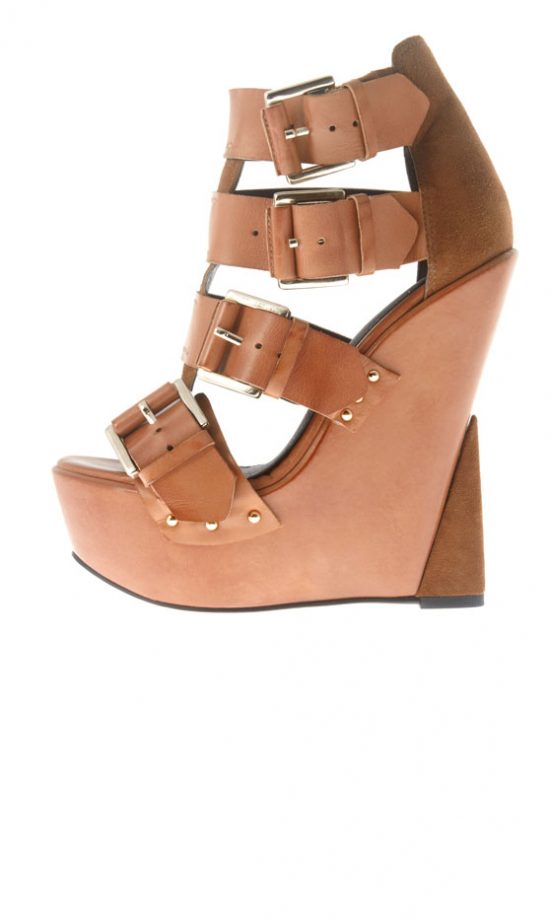 Get Supermodel-Worthy Legs With Asos Trade Buckle Wedge, £125