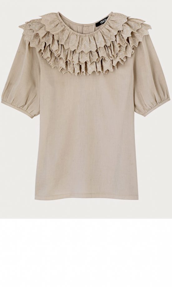 Asos Ruffle Frill Neck Top, £30