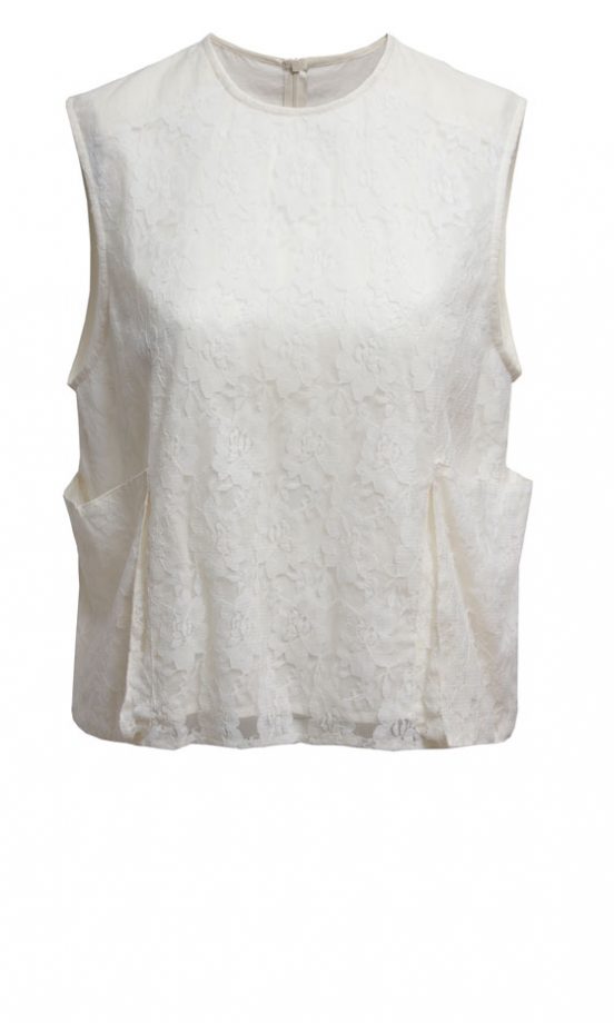 Asos Boxy Lace Front Pocket Shell Top, £28