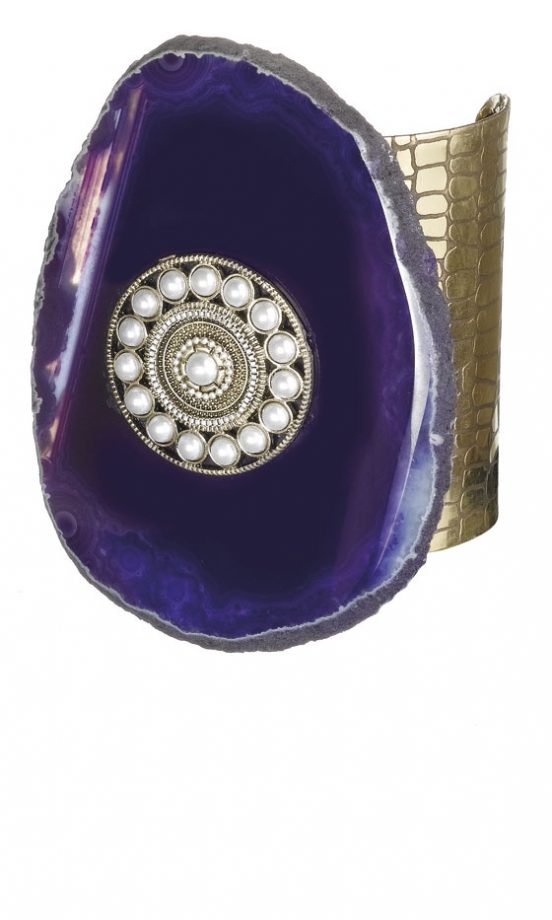 Spring/Summer 2011 Jewellery: Blue And Gold Cuff, £30