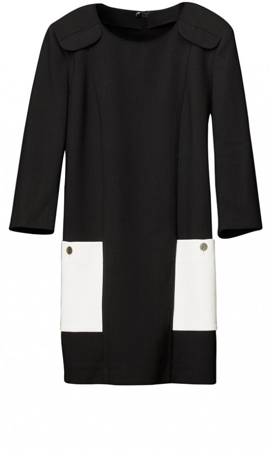 H&M Black Dress With White Pockets, Spring/Summer 2011
