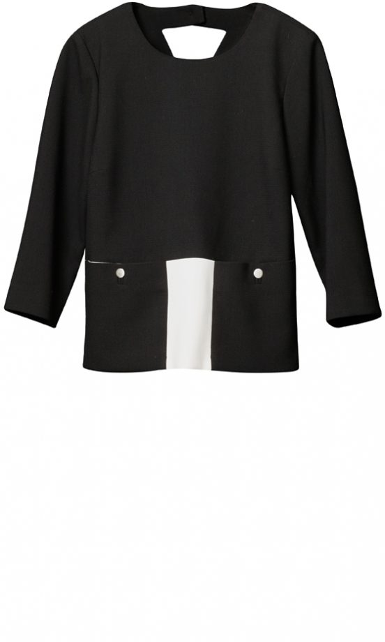H&M Black Jumper With Cut-Out Back, Spring/Summer 2011