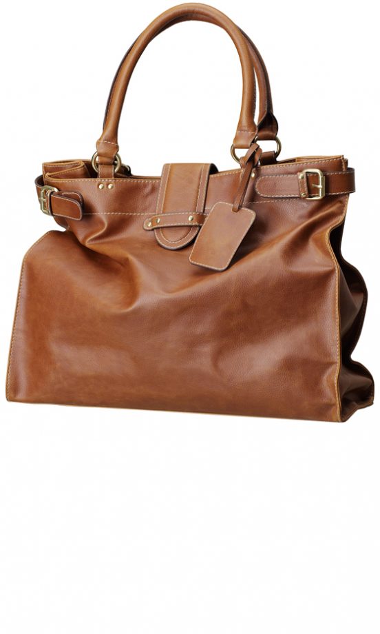H&M Brown Leather Tote Bag, Spring/Summer 2011