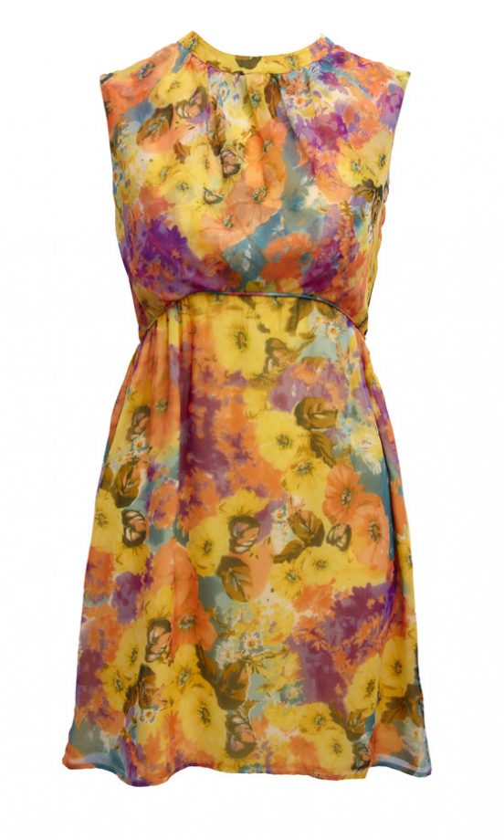 Flirty Florals: Asos Cape Back Floral Dress, £42