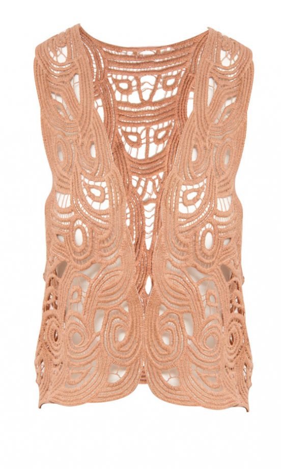 Perfect Festival Wear: Asos Crochet Waistcoat, £28
