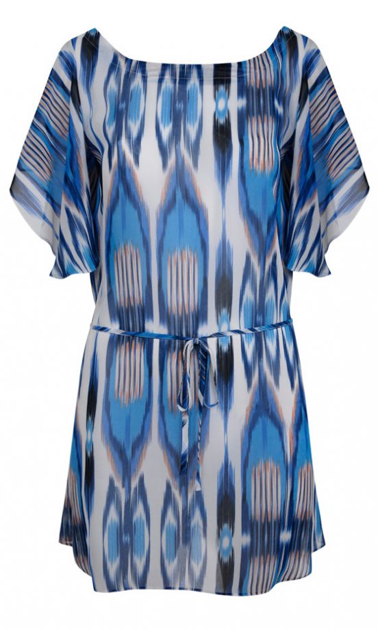 Dorothy Perkins Blue Graphic Print Tunic, £32