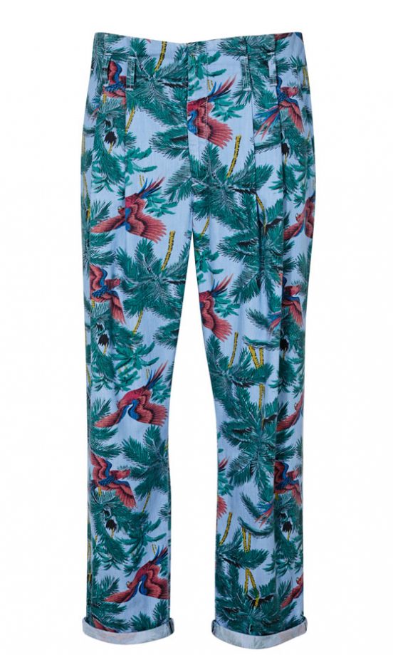 Very Catwalk: Dorothy Perkins Parrot Print Trousers, £45