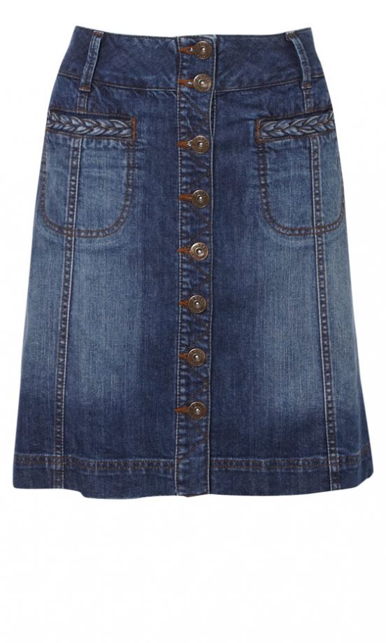 Update Your Denim With An A-Line Skirt From Oasis' Spring/Summer 2011 Collection