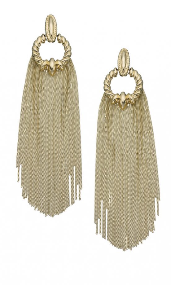 Miss Selfridge Metal Fringe Earrings, £18.50