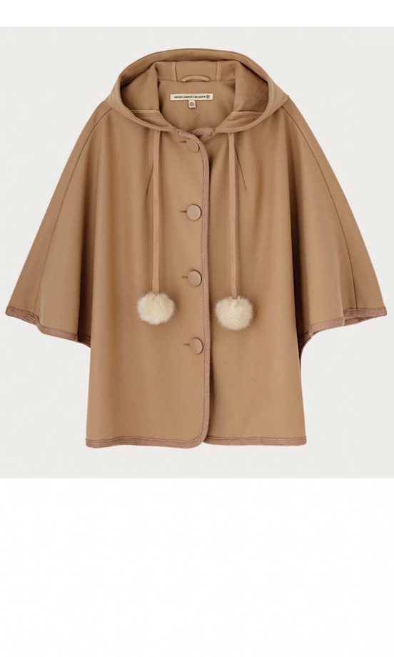 French Connection Hidden Highland Cape, NOW £125