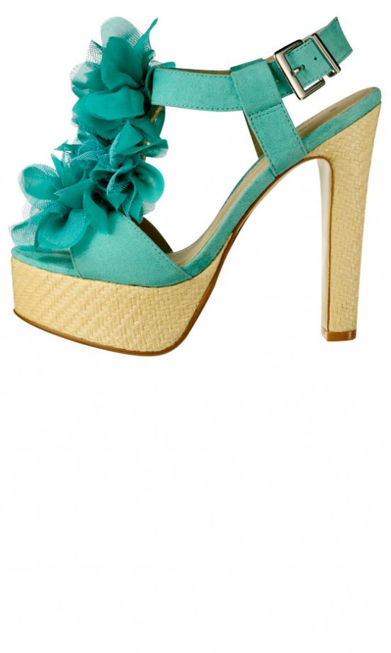 Turn Heads On The Dancefloor With Dorothy Perkins Corsage Shoes With Raffia Heel, £42 - Coming Soon