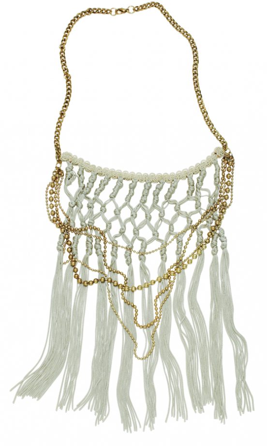 H&M Gold Chain And Tasselled Necklace, Spring/Summer 2011