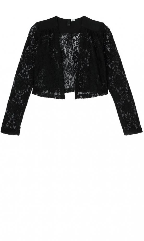 H&M Black Lace Jacket, £24.99 - In Stores Only