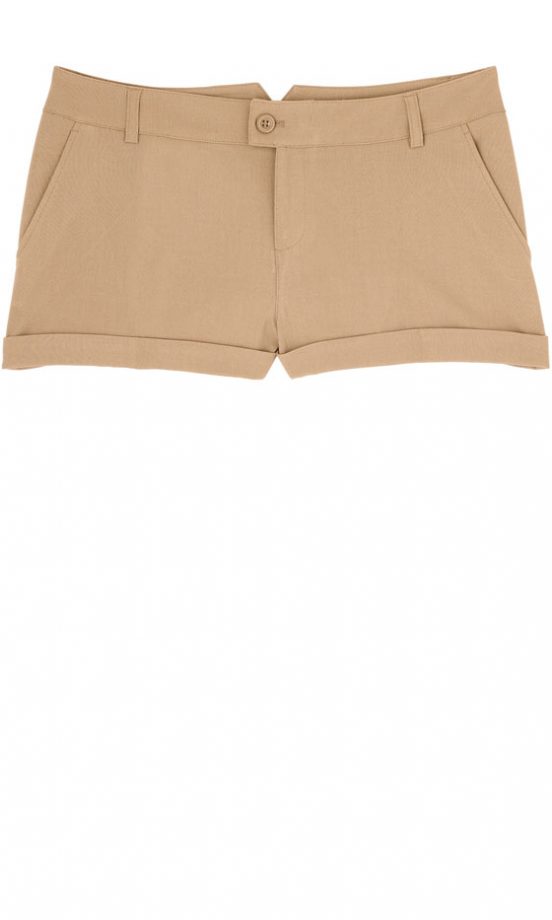 H&M Camel Shorts, £12.99 - In Stores Only