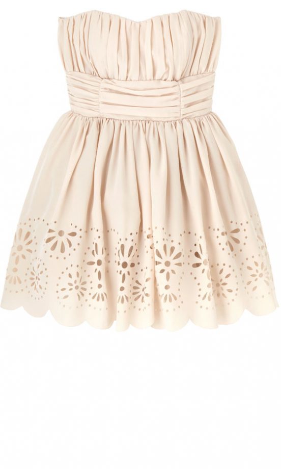 H&M Strapless Cut Out Dress, £34.99 - In Stores Only