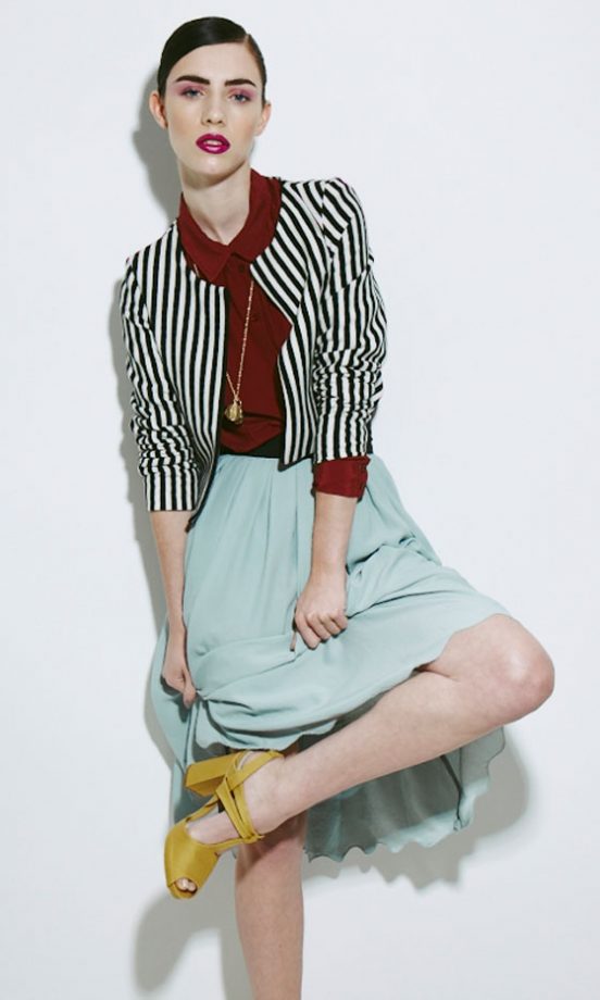 H&M Stripe Monochrome Jacket, £29.99 - In Stores Only