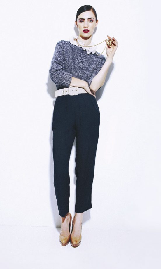 French Connection Twilight Peg Leg Trousers, £77