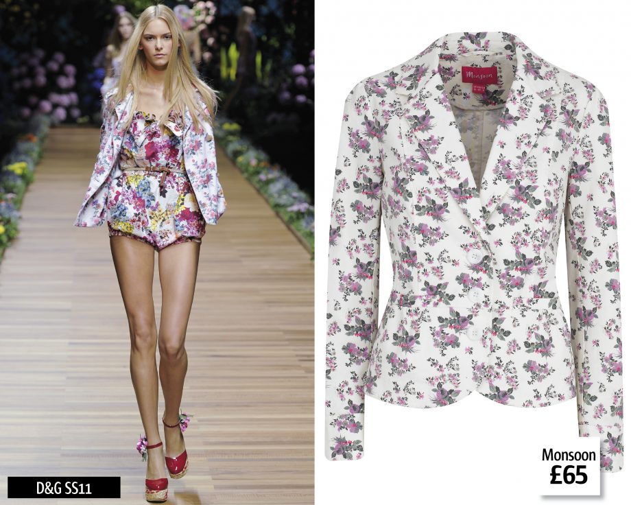 Get the D&G Look With Monsoon's Floral Blazer, £65