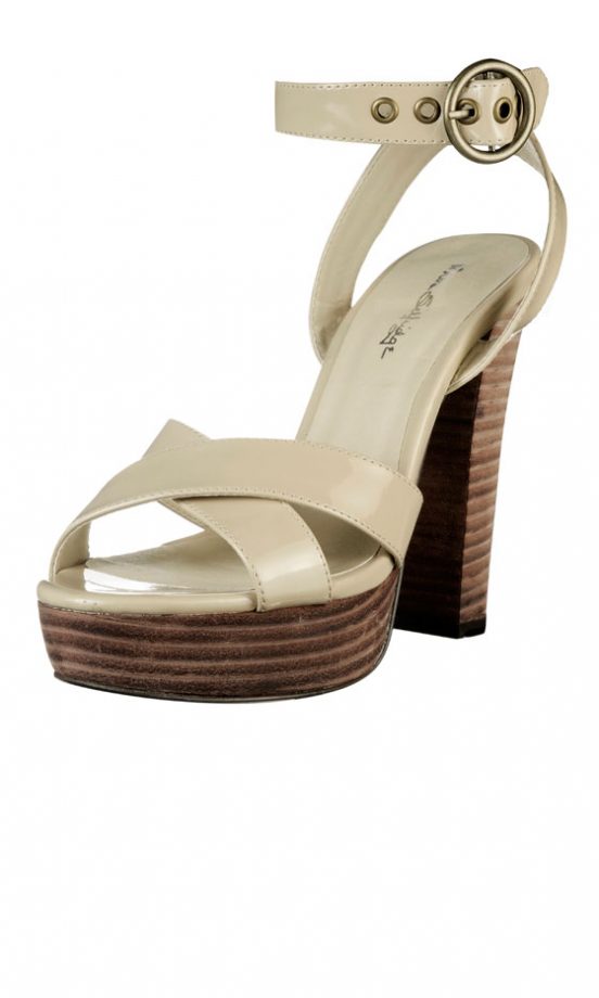 Miss Selfridge Beige 70's Block Heel, £45