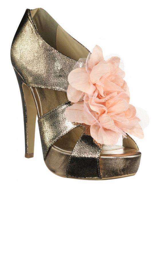 Miss Selfridge Pink Corsage Platform, £55