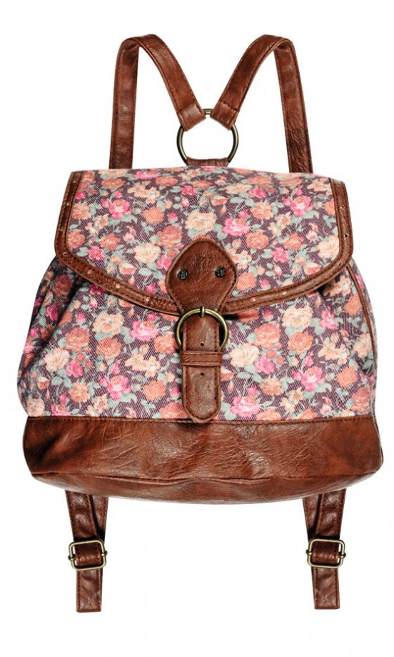 Miss Selfridge Floral Rucksack, £22