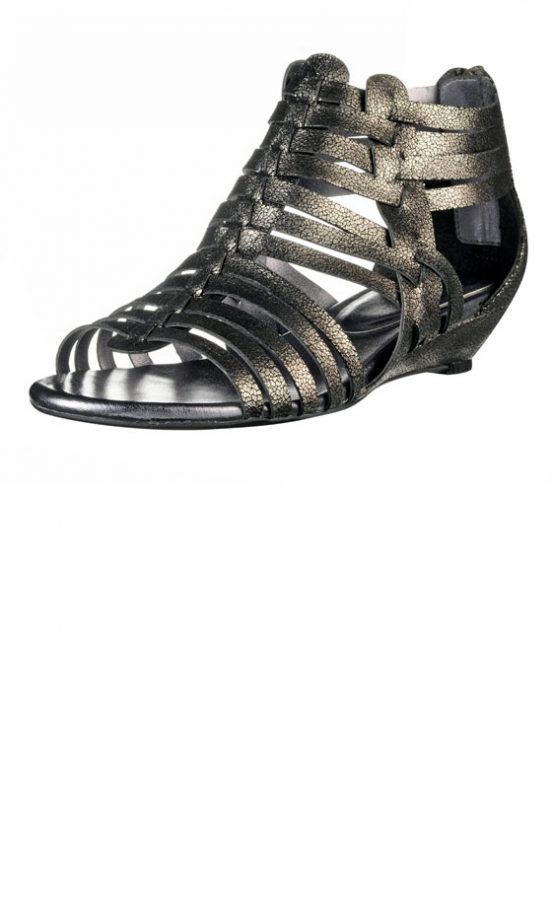 Miss Selfridge Metallic Gladiator Sandal, £30
