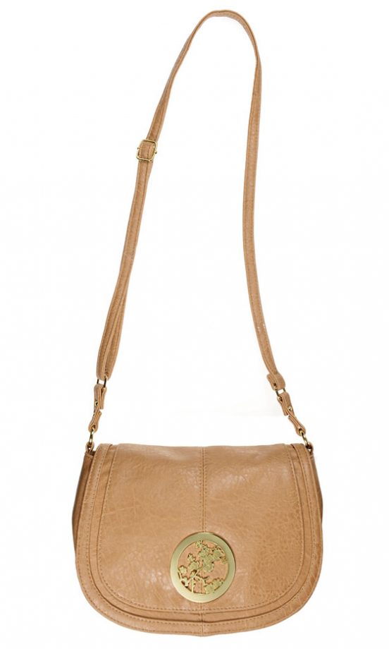 Miss Selfridge Camel Body Buckle With Gold Detail, £25