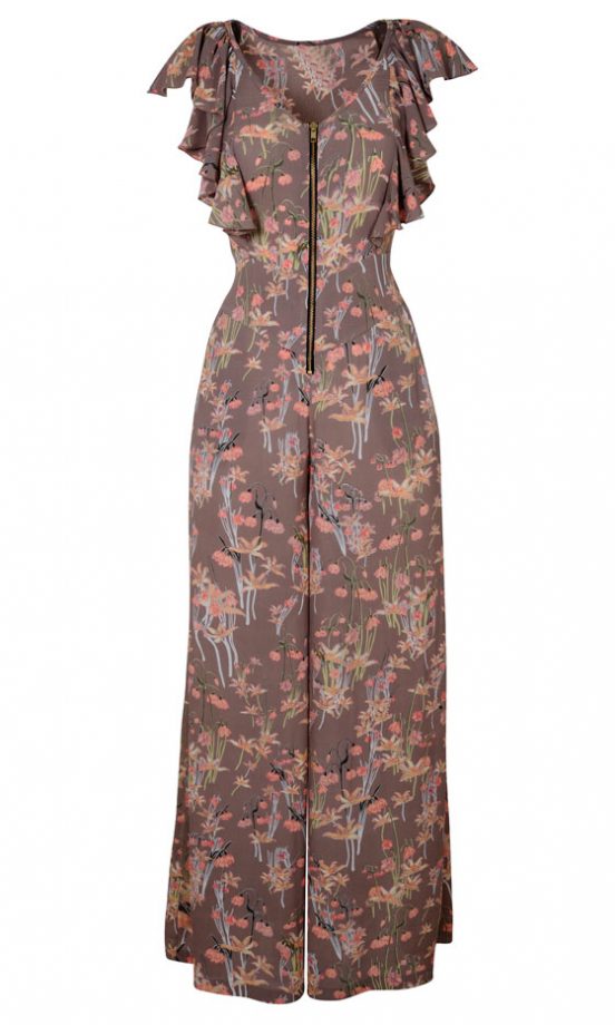 Tap Into This Season's 70's Trend With This Miss Selfridge Floral Print Jumpsuit