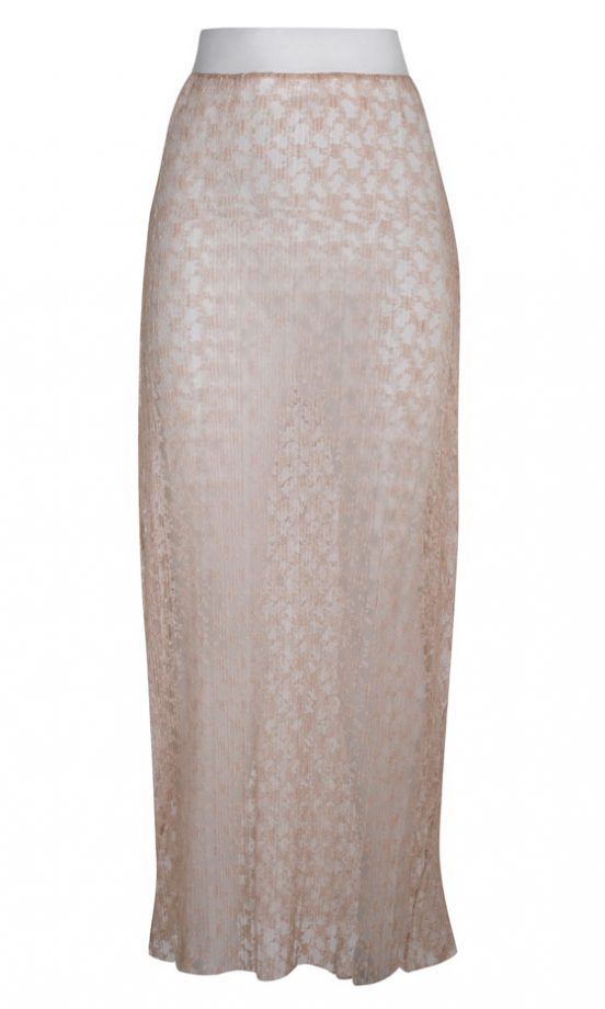 Miss Selfridge Cream Lace Maxi Skirt, £38