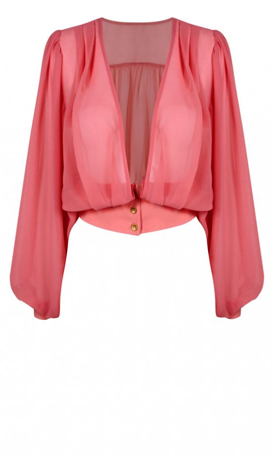 Miss Selfridge Bell Sleeve Top, £35