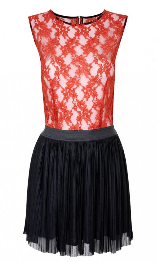 Miss Selfridge Lace Contrast Dress, £45