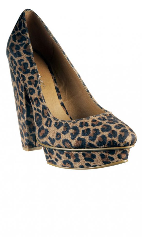 Miss Selfridge Leopard Print Platform, £40