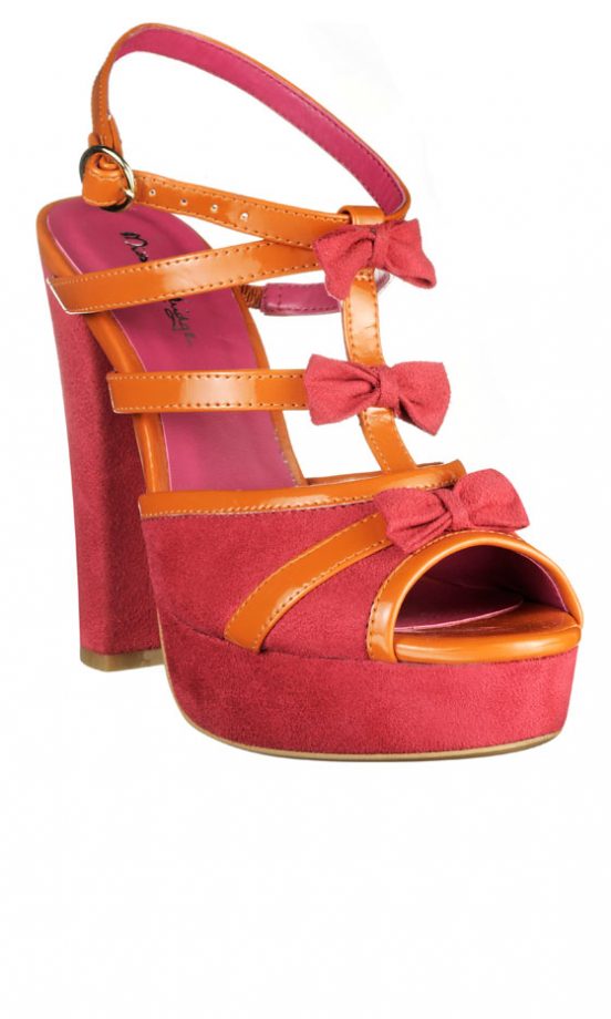Miss Selfridge's Bow Block Heel, £50, Is An Instant Wardrobe Update For Spring/Summer 2011's Colour Block Trend